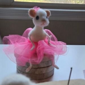 Pink Tutu Mouse Toy